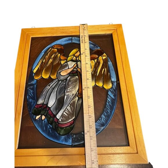 Open windows salida Colorado heavenly angel sun catcher stained glass Christmas - Picture 5 of 8